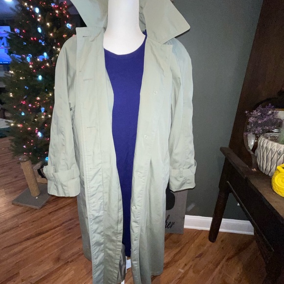 Towne‎ by London Fog Women’s Trench Coat Size 6 Regular - Picture 1 of 14